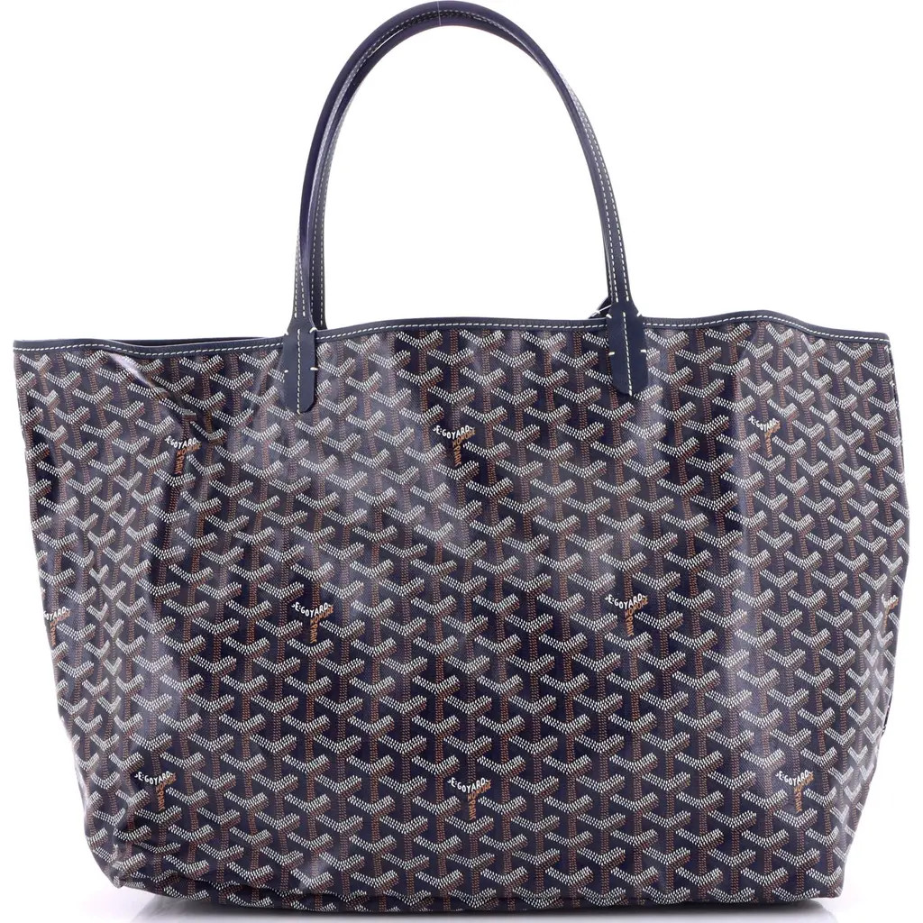 Pre-Owned Goyard Saint Louis Tote Coated Canvas GM in Blue at Nordstrom, Size Large | Nordstrom