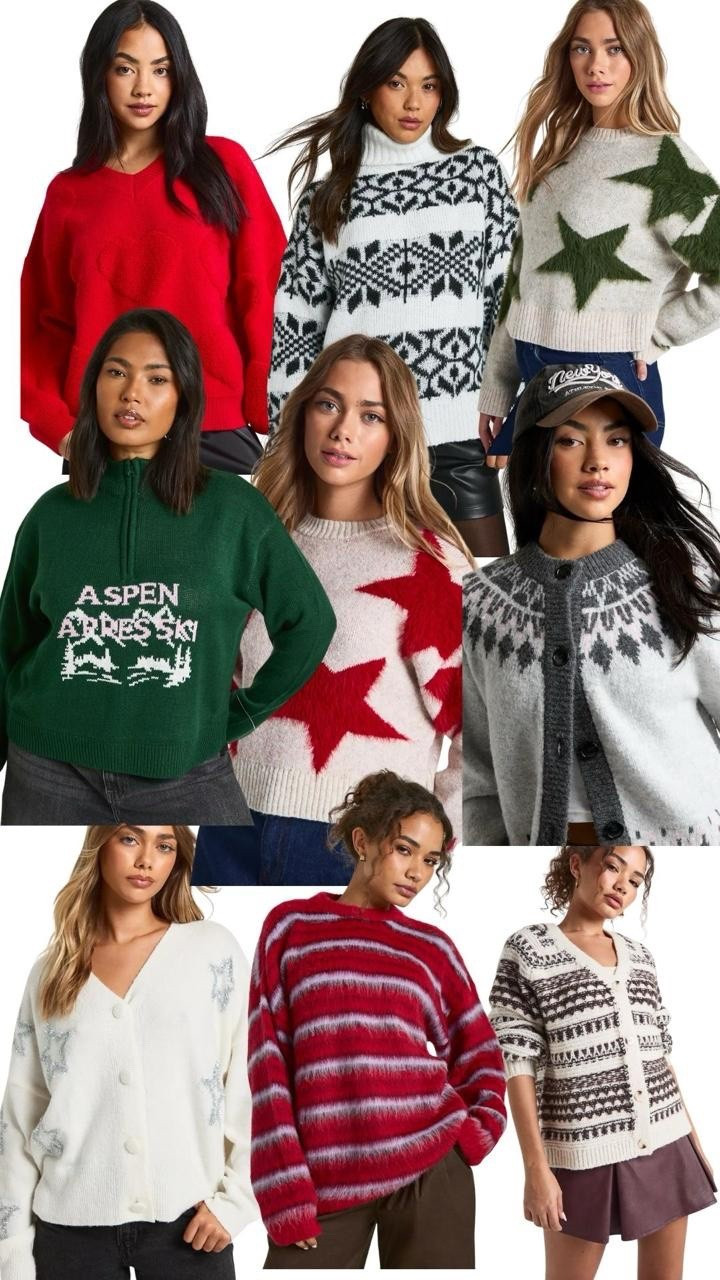 Muted Christmas jumpers - so cheap too! CHLOEWAR for extra money off too!! Enjoy 🎄 

Christmas bumper, Christmas Day ootd, Christmas outfit 

#LTKwinter #LTKuk #LTKfestive