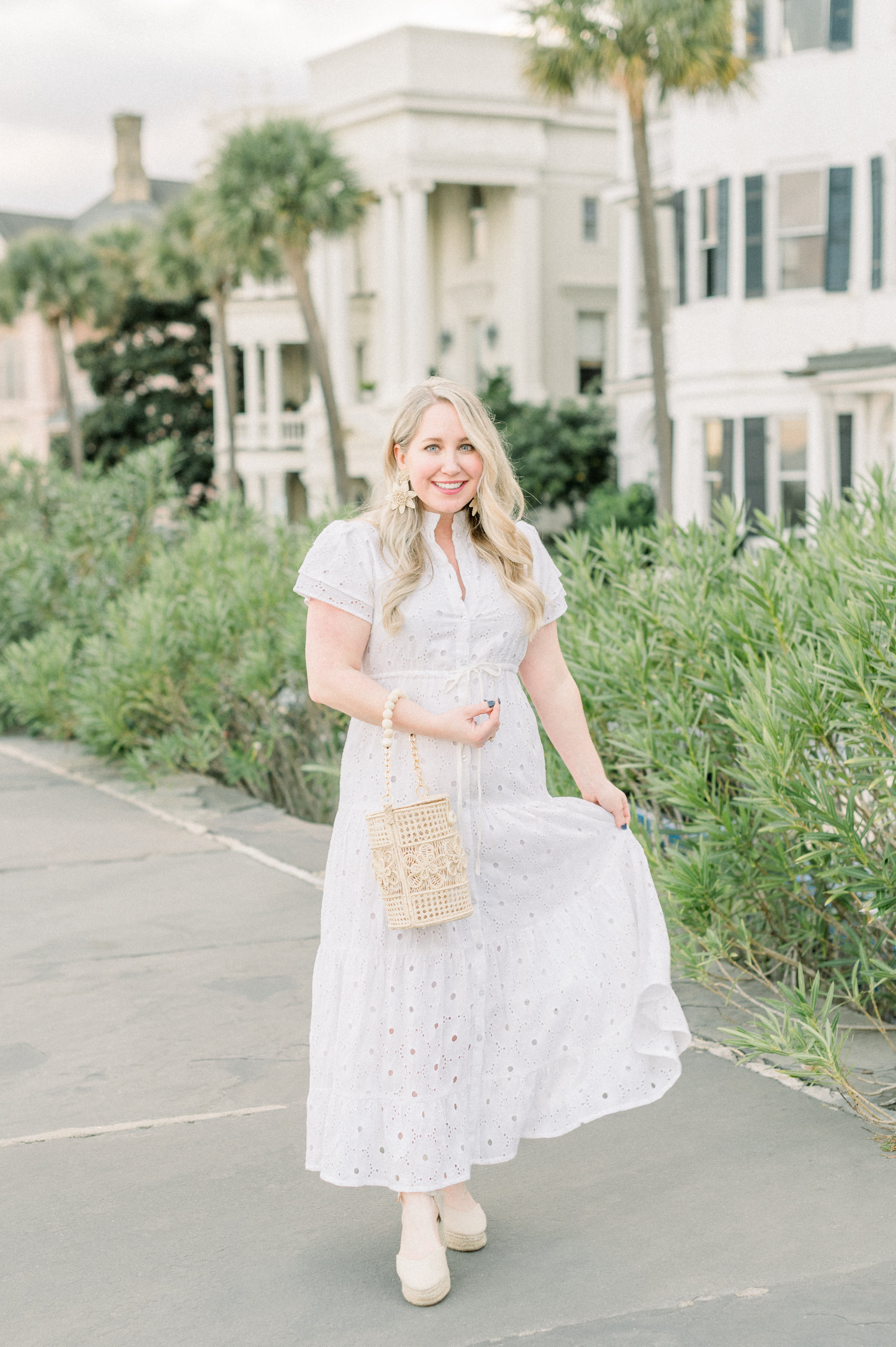 Magnolia Garden Flutter Dress | Eyelet | Victoria Dunn 