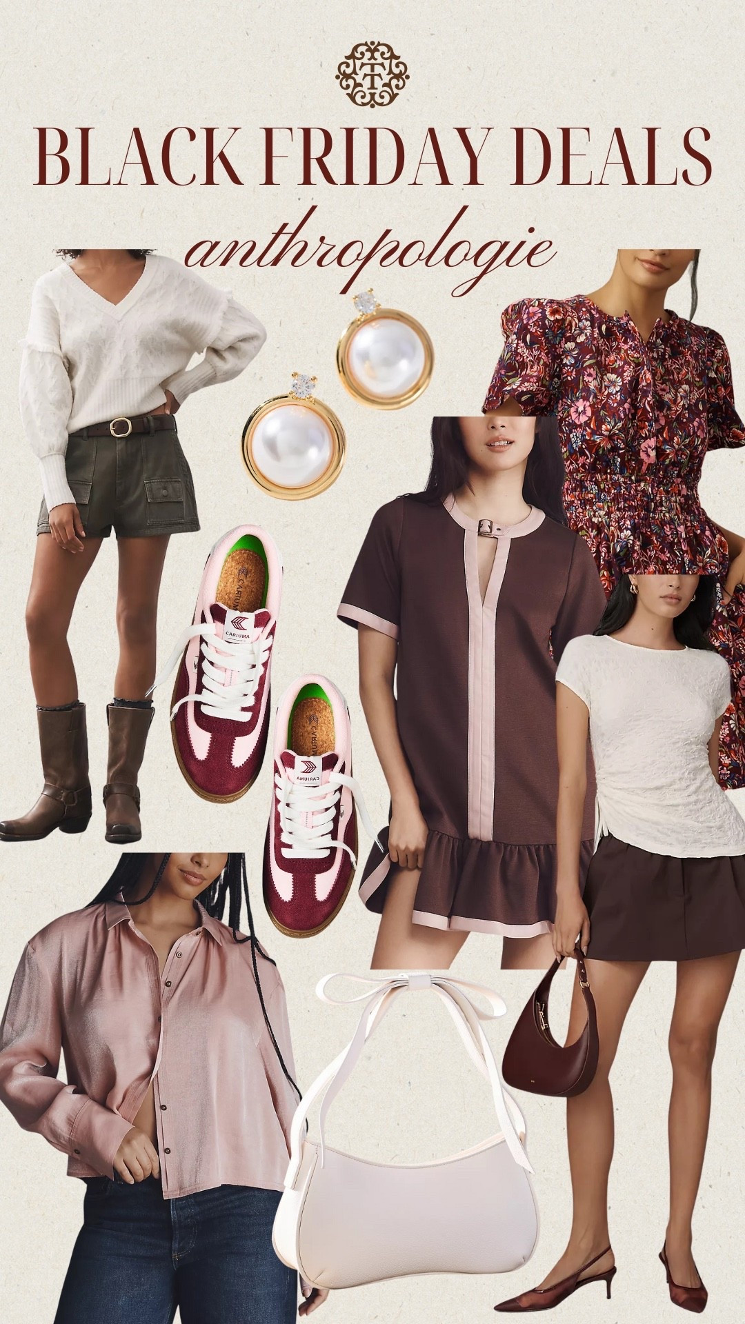 Early Black Friday deals are happening now at Anthropologie! The perfect time to grab those standout pieces for your wardrobe! We especially love the velvet pink top, brown dress, and white purse! 

#LTKSeasonal #LTKHoliday #LTKSaleAlert