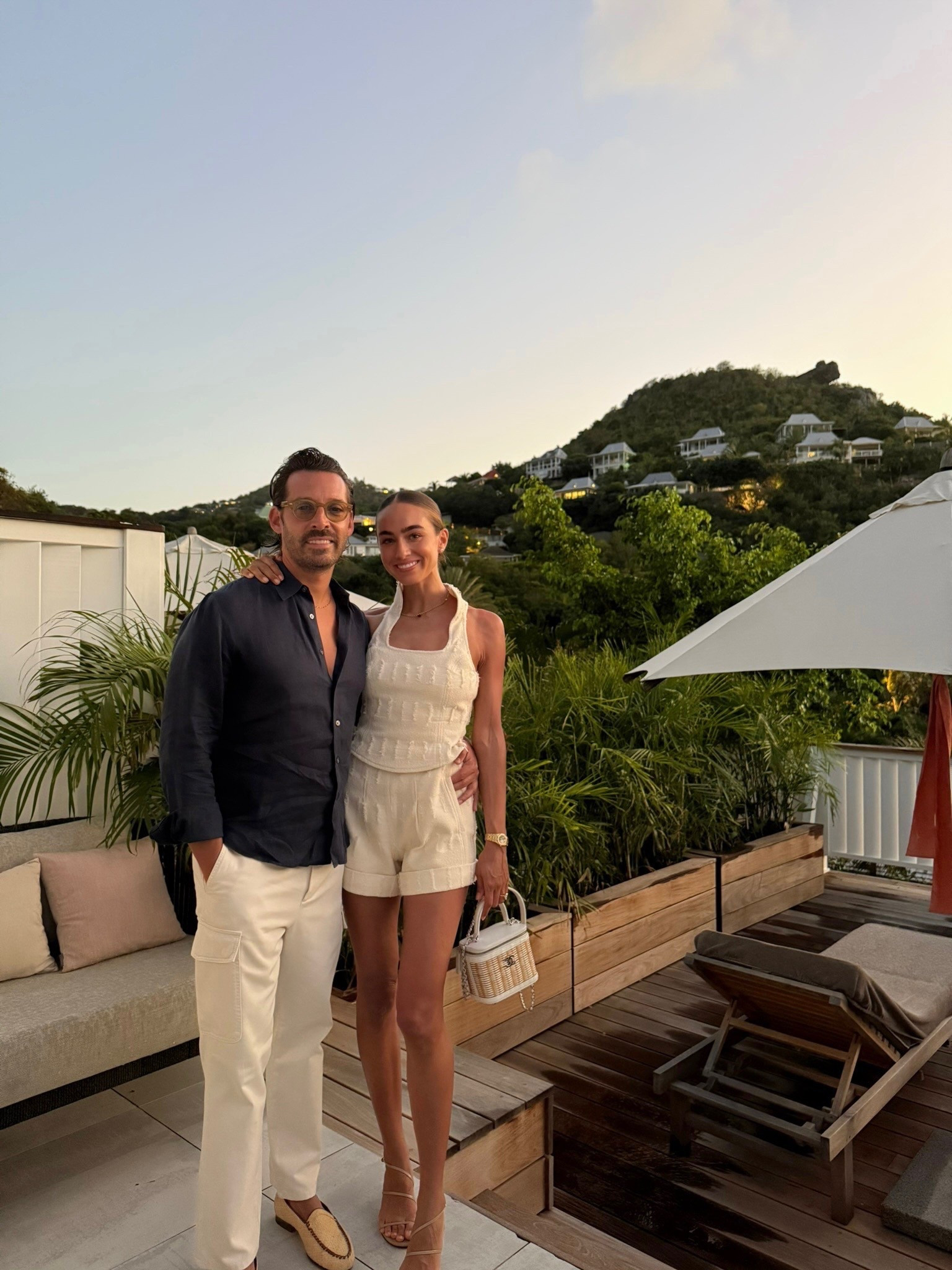 St. Barts dinner outfit for vacation 