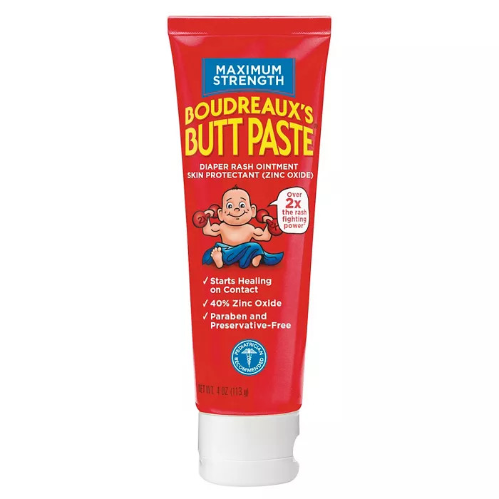 Boudreaux's Butt Paste Maximum Strength Diaper Rash Ointment Tube - 4oz | Target