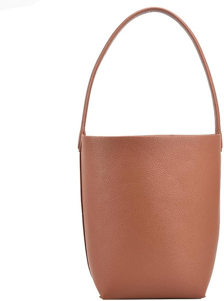 Women's Vegan Leather Small Bucket Bag Purse Hobo Tote Handbag with Organizer Insert Hobo Bag Tre... | Amazon (US)