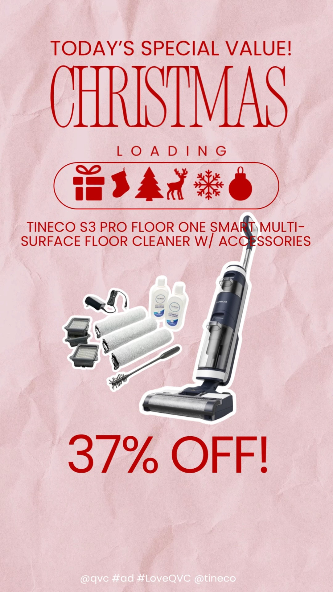 Tineco S3 with attachments is 37% OFF TODAY AT @qvc!!!! #ad #LoveQVC @tineco

#LTKGiftGuide #LTKHoliday