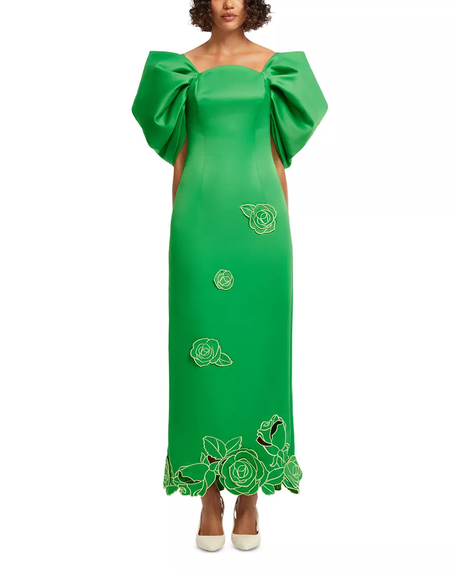 LEO LIN Arabella Appliqué Maxi Dress | Bloomingdale's Women | Bloomingdale's (US)
