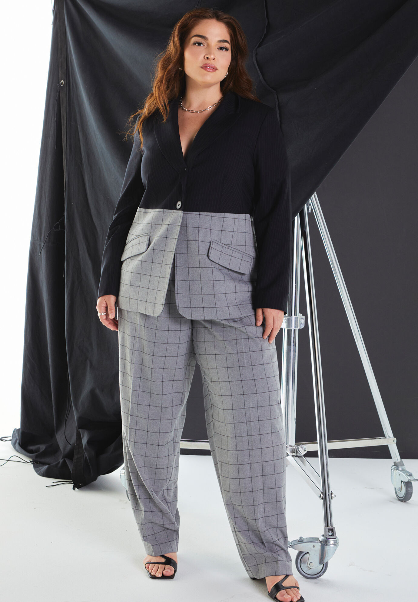 Pleat Front Trouser | Eloquii