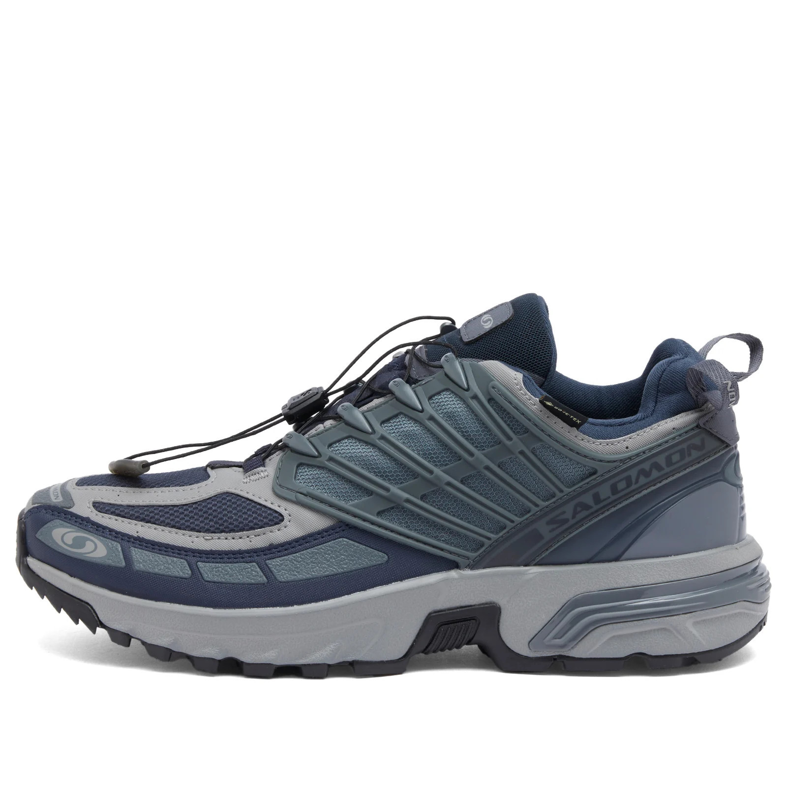 Salomon Men's Acs Pro Gtx in Blue Nights/Sharkskin/Turbulence, Size UK 4.5 | END. Clothing