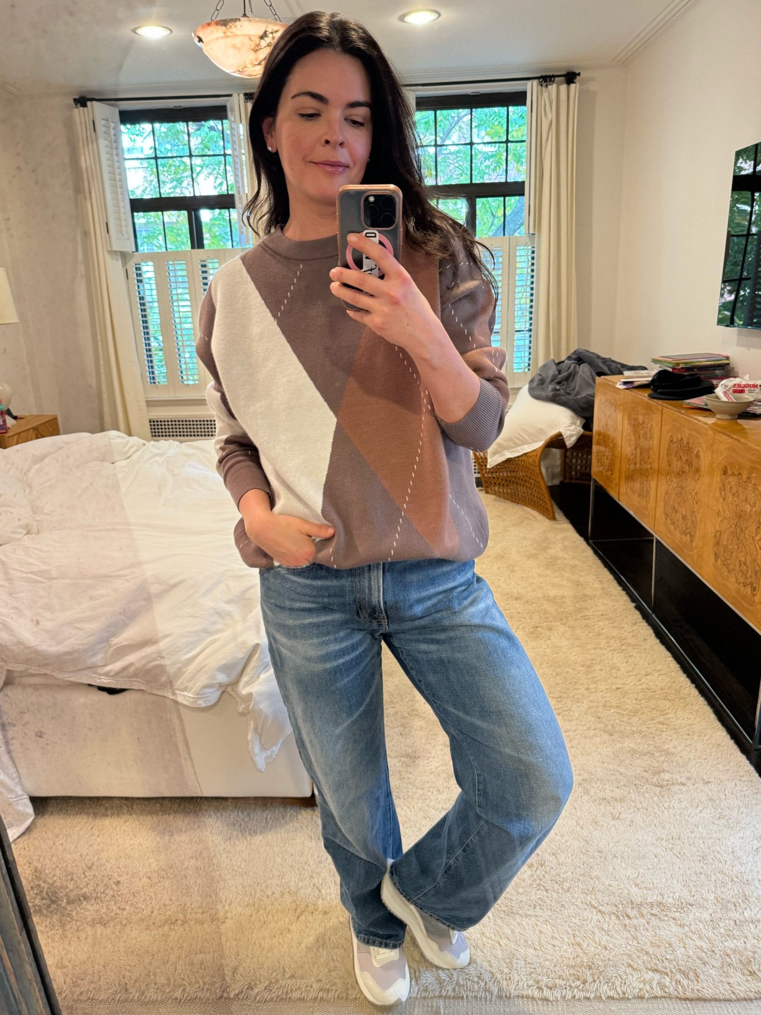 How cute is this sweater?! It’s super soft, not itchy at all, more like a sweater/sweatshirt hybrid. Great inexpensive ($30!) online find!

#LTKCyberWeek #LTKFindsUnder50 #LTKSaleAlert