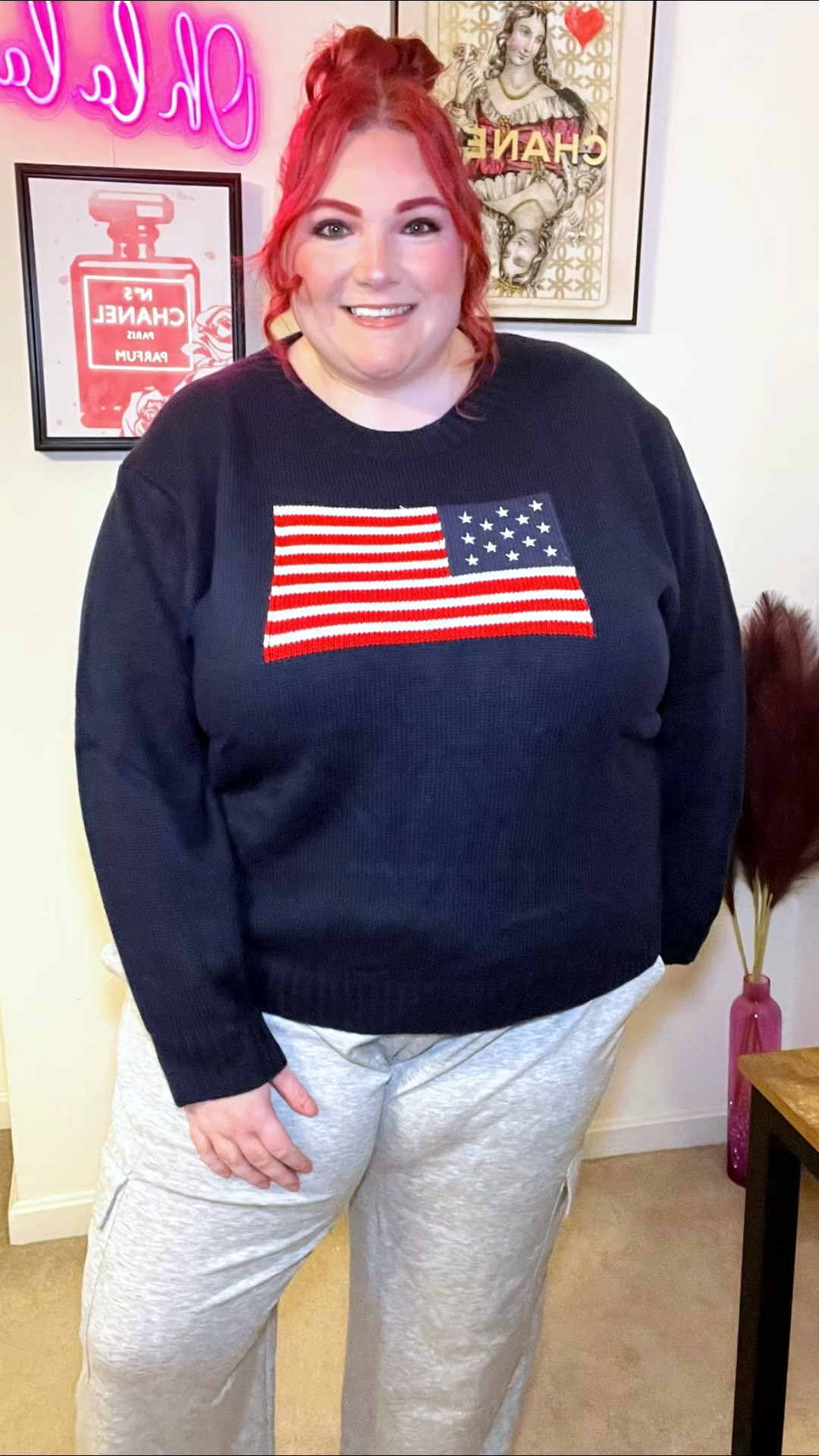 GORGLITTER Plus Size American Flag 🇺🇸 Sweater Try On

#LTKFindsUnder50 #LTKSeasonal #LTKPlusSize