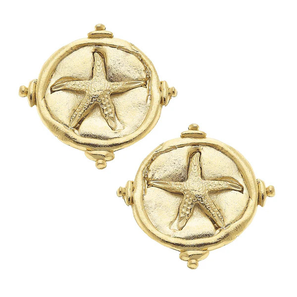 Starfish Intaglio Studs | Susan Shaw