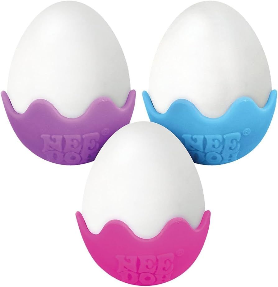 Schylling NeeDoh Magic Color Egg Groovy Glob Trio: Easter Fun - Assorted Colors Gift Set - 3 Pack | Amazon (US)