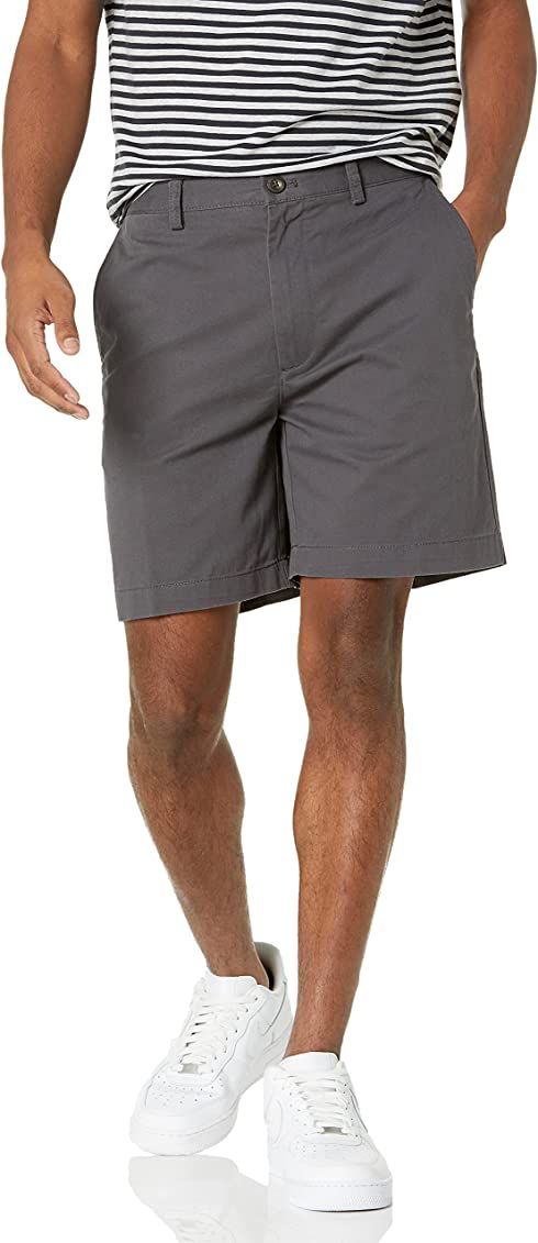 in Men's Flat Front Shorts by Amazon Essentials | Amazon (US)