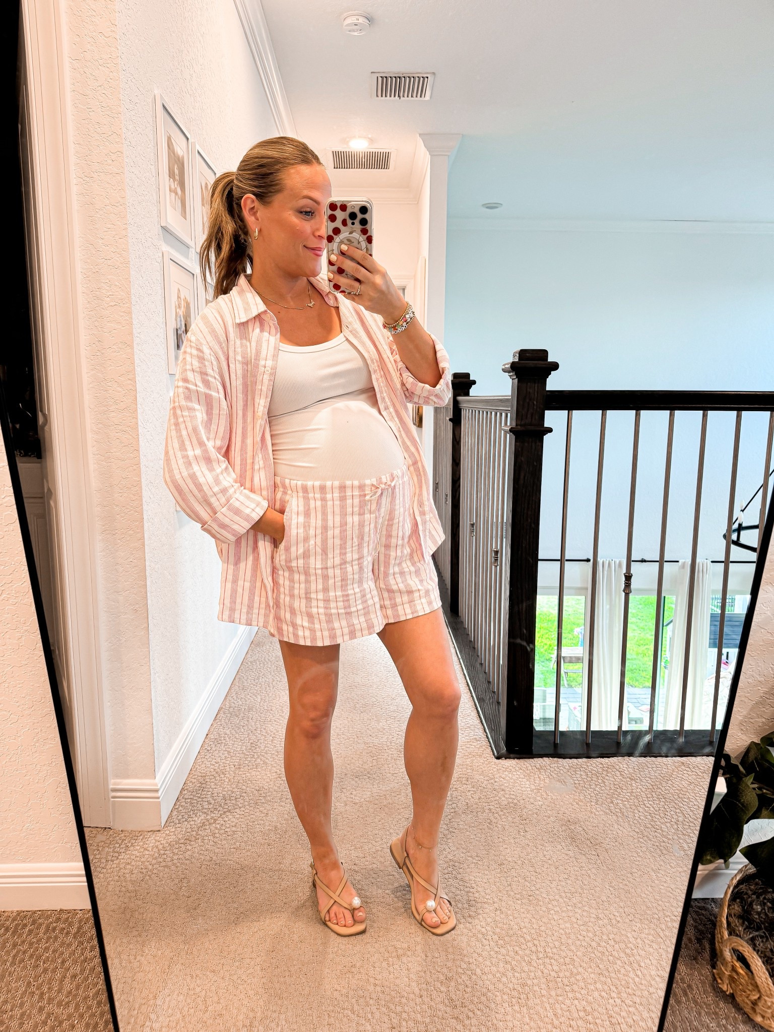 I’ll be living in this set this spring/summer!
Wearing size medium in both 
Perfect for nursing in! 

#LTKootd #LTKBump #LTKSeasonal