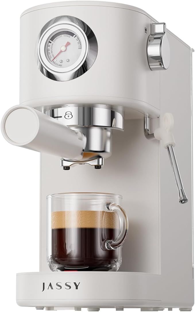 JASSY Espresso Coffee Machine 20 Bar Cappuccino Maker, Barista Espresso Maker for Home with Milk ... | Amazon (US)