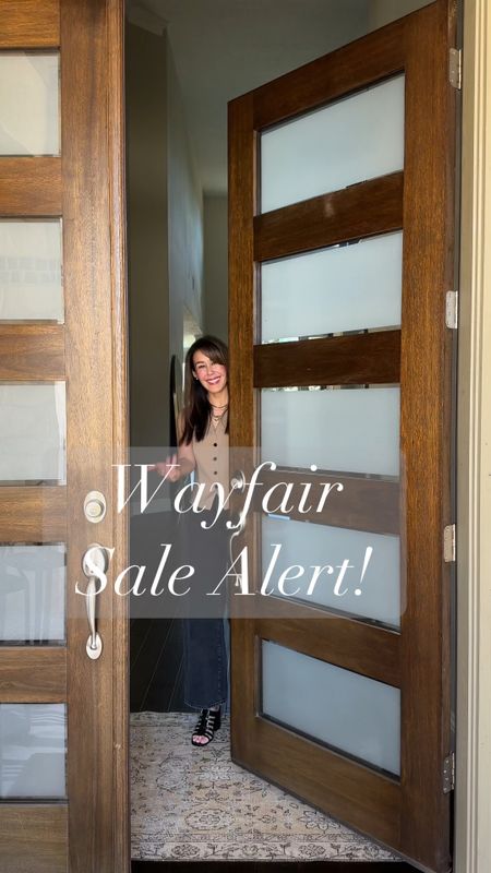 Wayday is here!! The biggest sale @wayfair ! So many amazing deals!! 👉 my console table is the lowest price I’ve seen it! 👉 my living room rug and sofa! 👉 my son’s woven headboard and rug 👉 fire pit 👉 set of 2 dining chairs! 👉bedroom bench! And so much more. Check back in my LTK shop for more deals I’m posting! ‼️Make sure you go to the actual website to see the sale prices! 

#LTKVideo #LTKxWayDay #LTKHome