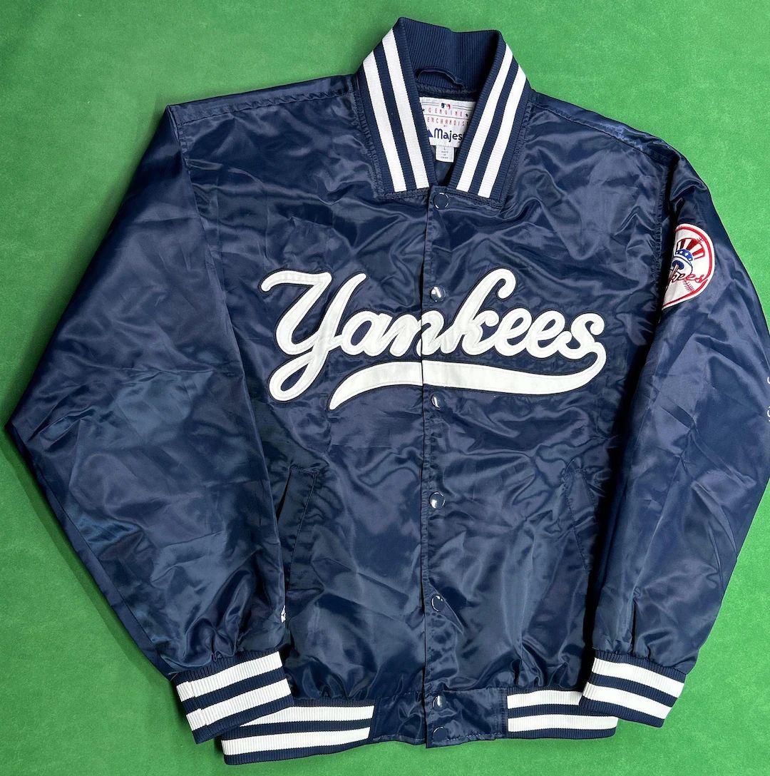 Vintage New York Yankees Varsity Jacket Yankees Jacket Embroidered New York Yankees Bomber Jacket... | Etsy (CAD)