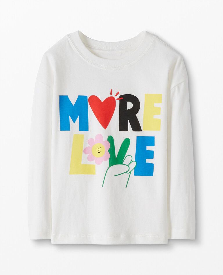 Valentines Graphic Long Sleeve Tee | Hanna Andersson