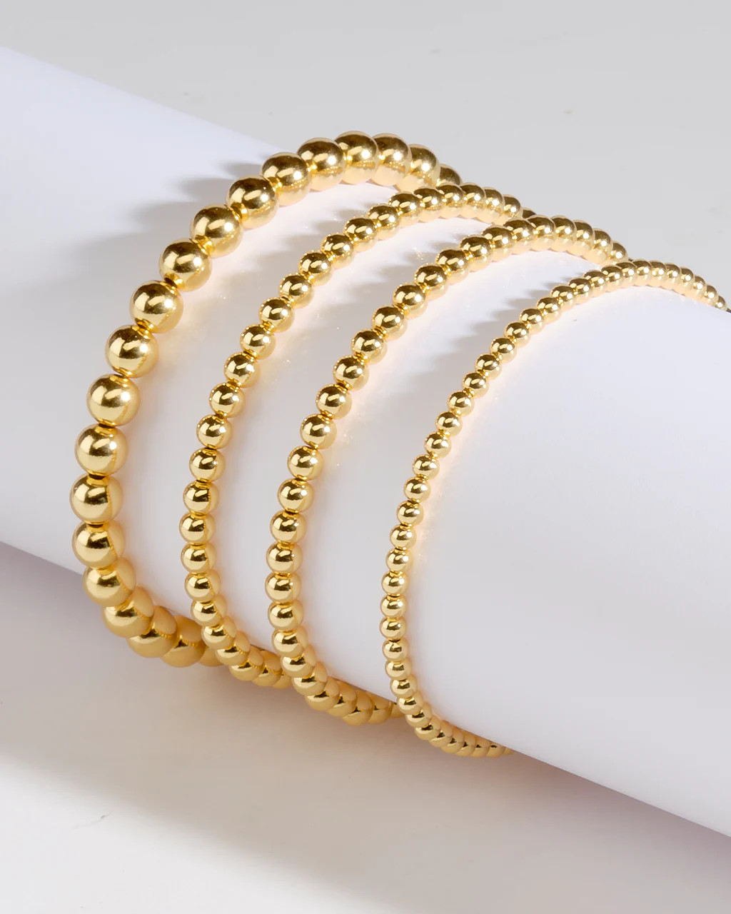 Stretch Beaded Bracelet Sets in Gold, Silver & Rose | Sterling Forever