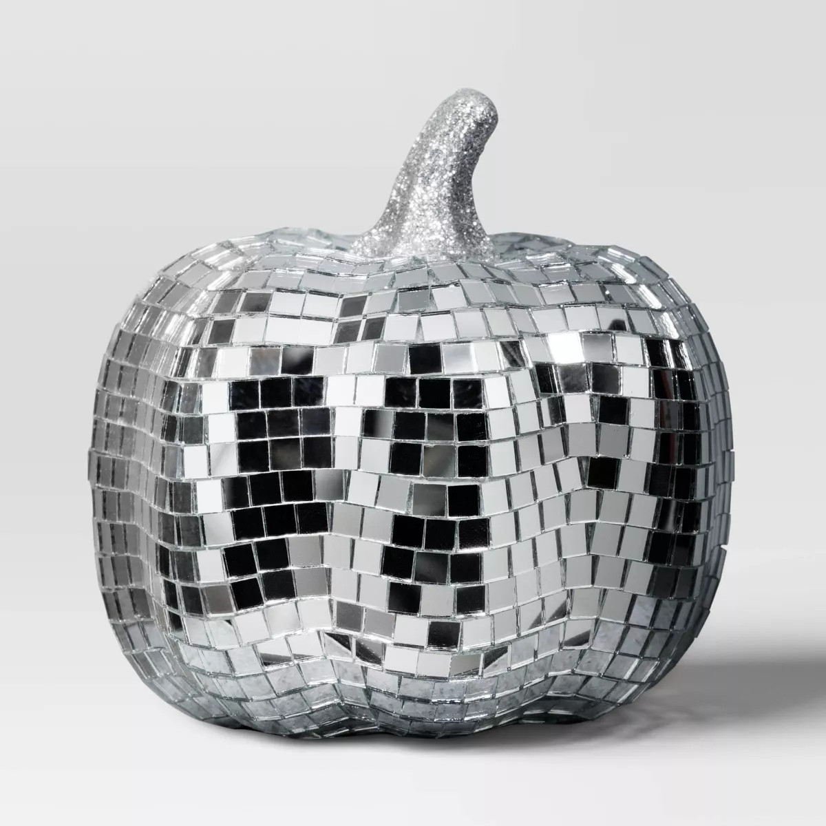 Disco Glass Pumpkin Figurine - Hyde and EEK! Boutique™ Silver | Target