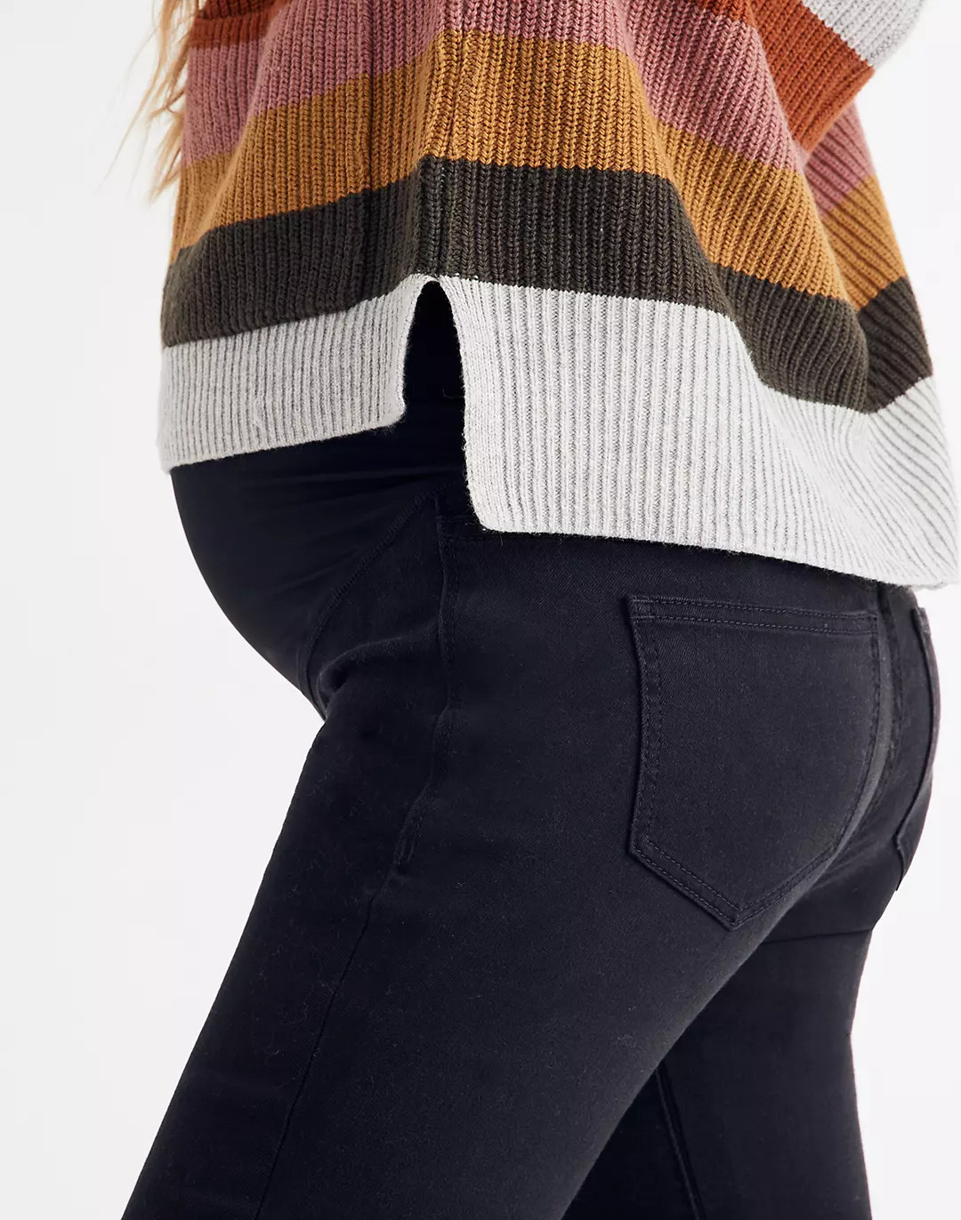 Maternity Over-the-Belly Skinny Jeans in Lunar Wash: TENCEL™ Denim Edition | Madewell