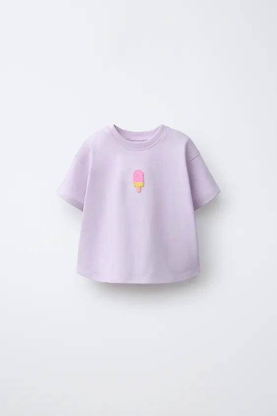 CROCHET PATCH T-SHIRT | Zara US