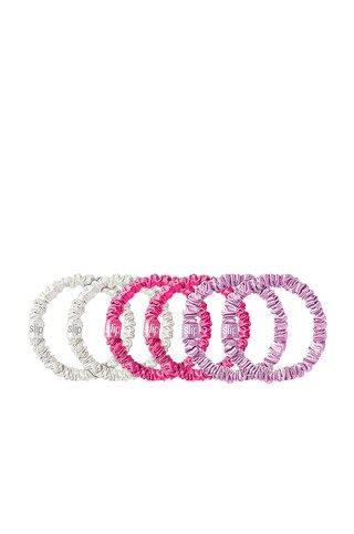 slip Limited Edition Skinnie Scrunchies 6 Pack in Sweet Pea from Revolve.com | Revolve Clothing (Global)