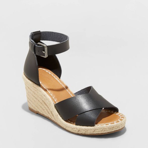 Women's Ellie Espadrille Wedge Heels - Universal Thread™ | Target