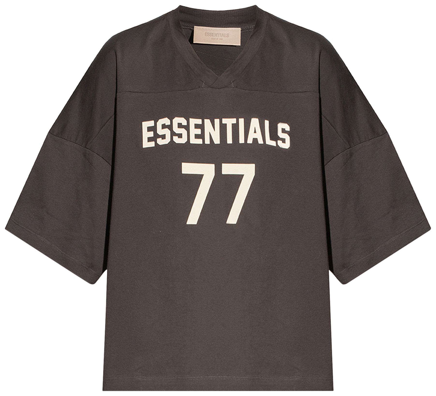 Fear of God Essentials Football Tee 'Iron' | GOAT