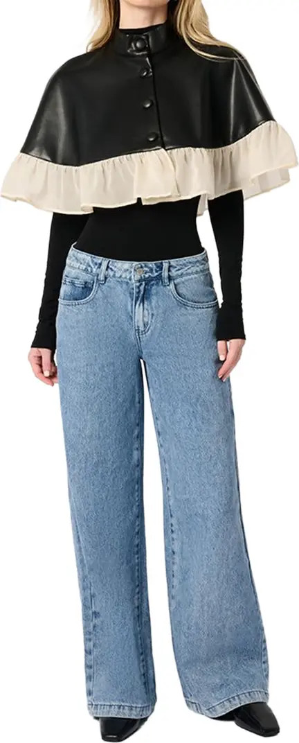 WeWoreWhat Ruffle Cropped Cape | Nordstrom | Nordstrom