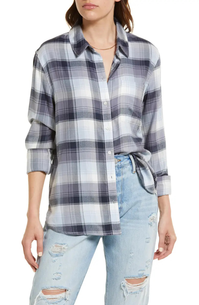 Plaid Boyfriend Shirt | Nordstrom