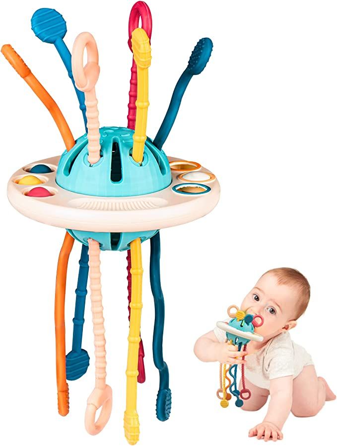 Baby Toys for 18+ Months, Montessori Toys for 18M+, Sensory Toys for Toddlers, Pull String Activi... | Amazon (US)