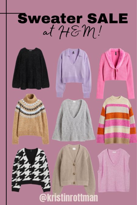 Sweater SALE at H&M! 

#LTKunder50 #LTKFind #LTKU
