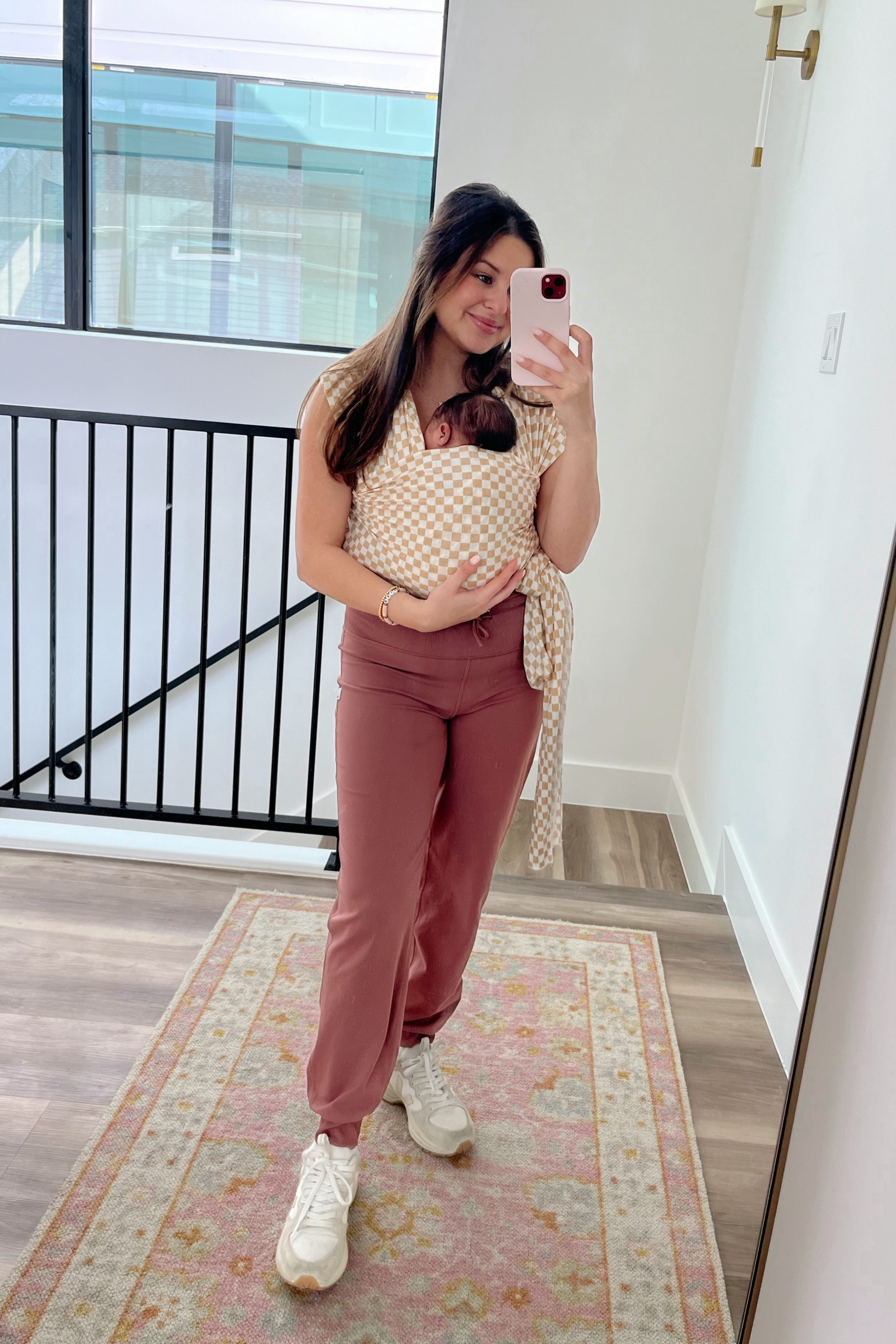 This body wrap is so soft and comfortable! I love being able to soak up all of the baby snuggles 🥰 

Solly wrap. Baby wearing. Soft wrap. Checker print. Newborn. Baby girl. Wrap carrier. Hands free. Baby gift. Baby shower gift. 

#LTKfindsunder100 #LTKbaby