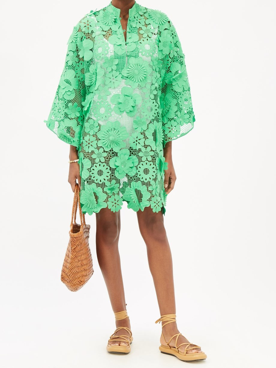 No.778 floral guipure-lace kaftan | La Vie Style House | Matches (US)