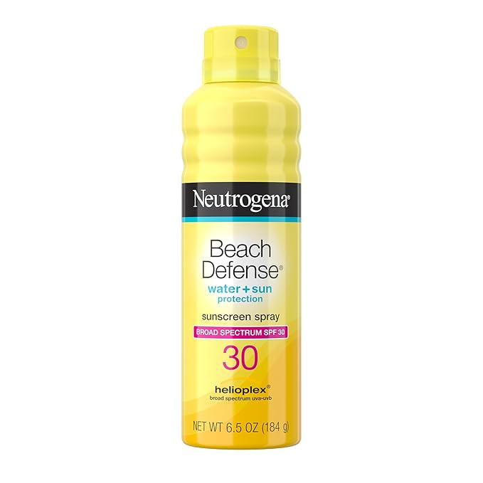 Neutrogena Beach Defense Sunscreen Spray SPF 30, Hawaii Reef Compliant | Octinoxate & Oxybenzone ... | Amazon (US)
