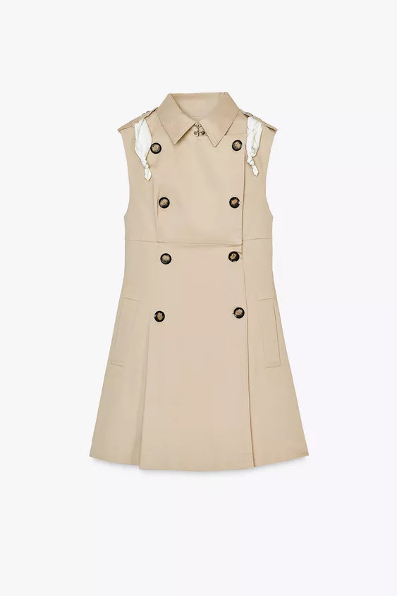 SCARF SHORT DRESS | Zara US