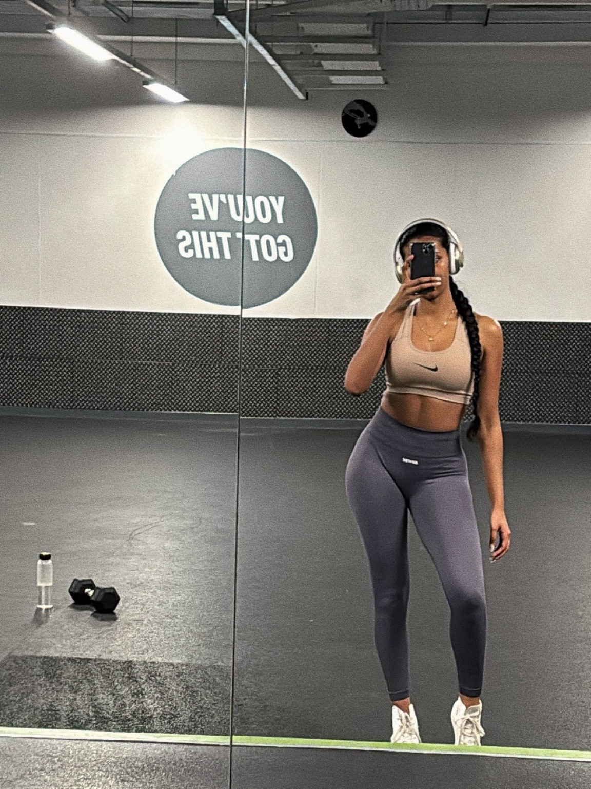 Always get asked where I get my gym wear from. I have every colour of the Bo and Tee leggings! And I love pairing them with my classic Nike sports bras, so comfy and practical💪🏽🩶 

#LTKfitness #LTKuk