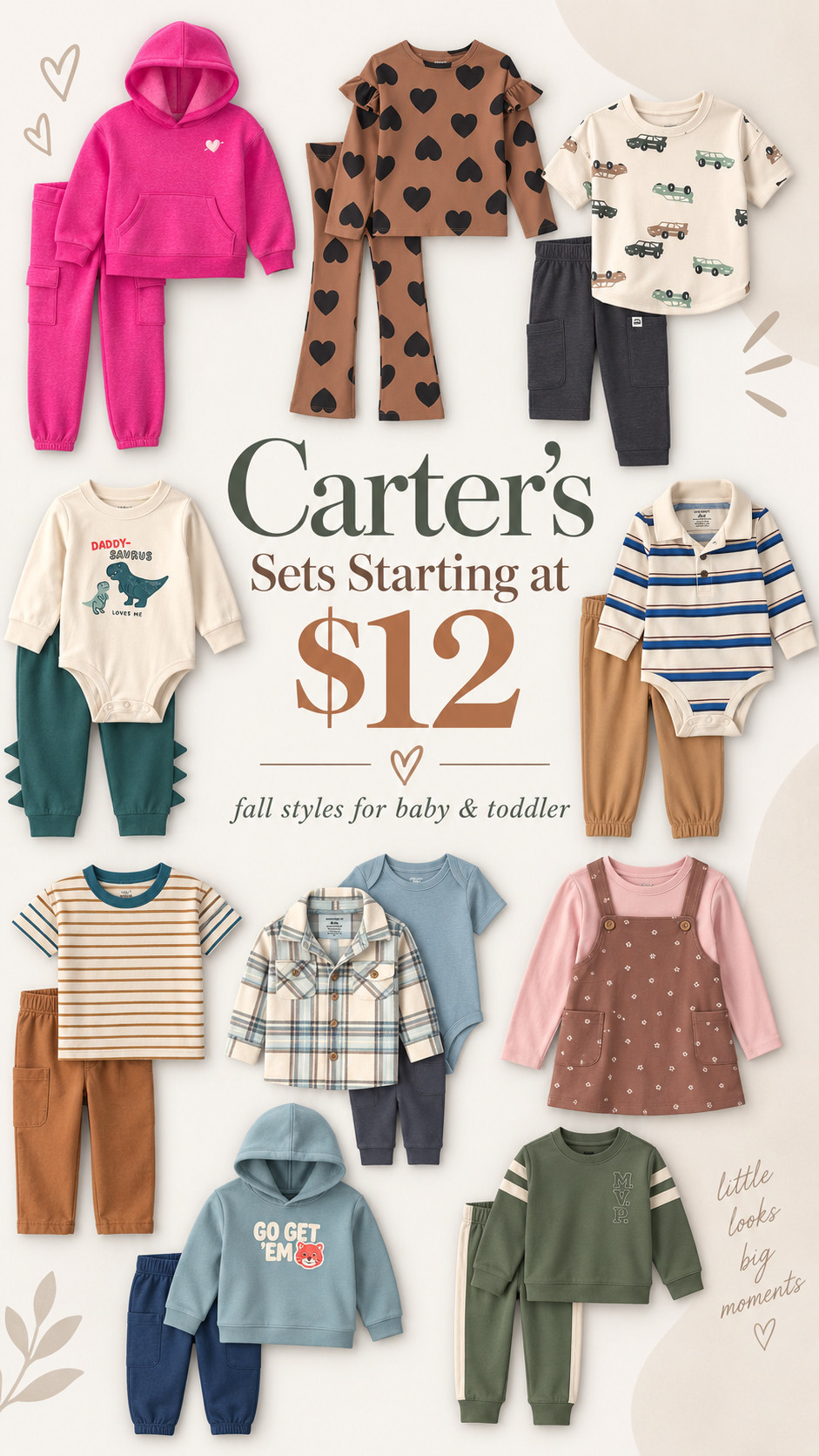 Carters Sets starting at $12 

 #LTKSaleAlert #LTKBaby #LTKKids