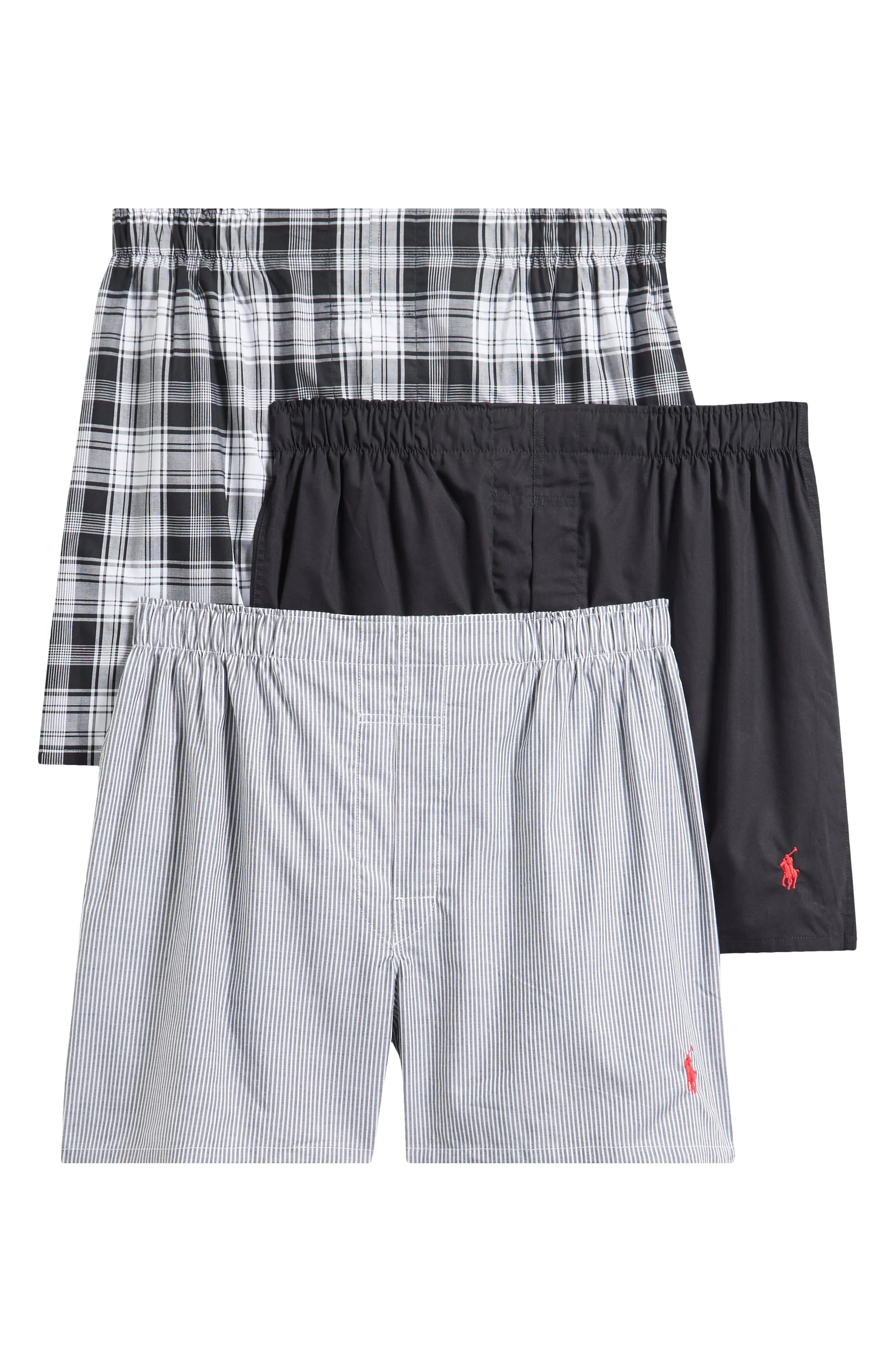 Polo Ralph Lauren Assorted 3-Pack Cotton Boxers (Men) | Nordstrom | Nordstrom