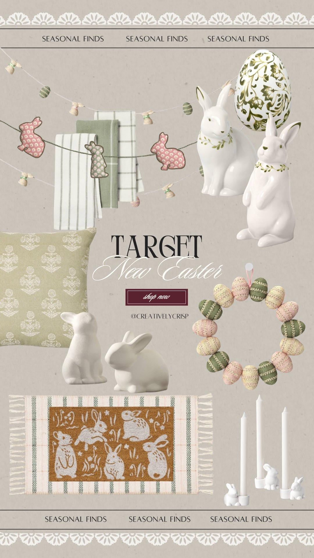 Target spring Easter home finds! 🌸🐰✨

Target home, spring styling, spring decor, kitchen decor, seasonal decorating 


#LTKfindsunder50 #LTKSeasonal #LTKhome