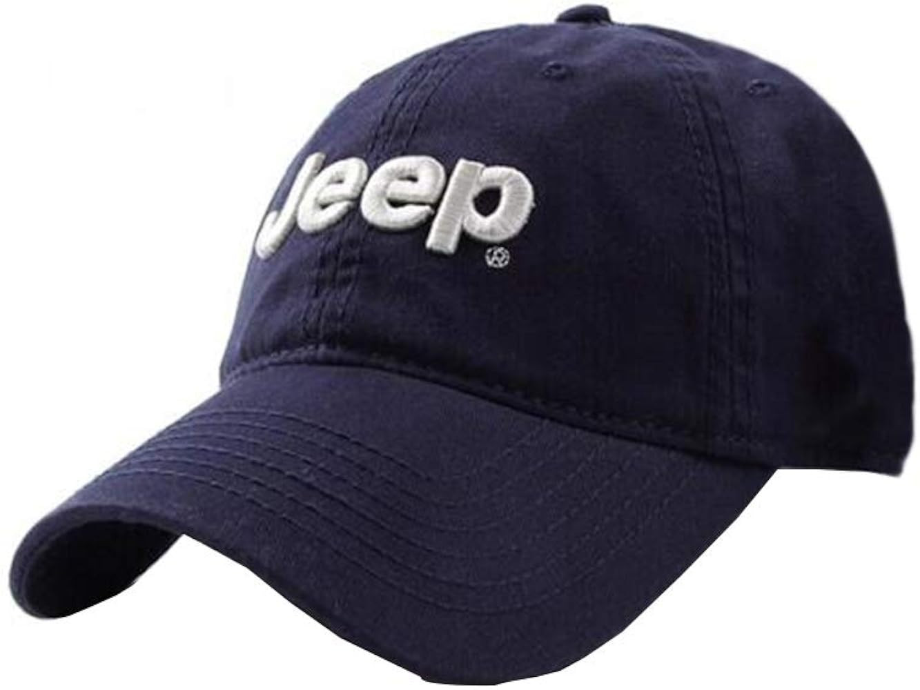 Jeep Embroidered Logo Solid Color Adjustable Baseball Caps for Men and Women | Amazon (US)