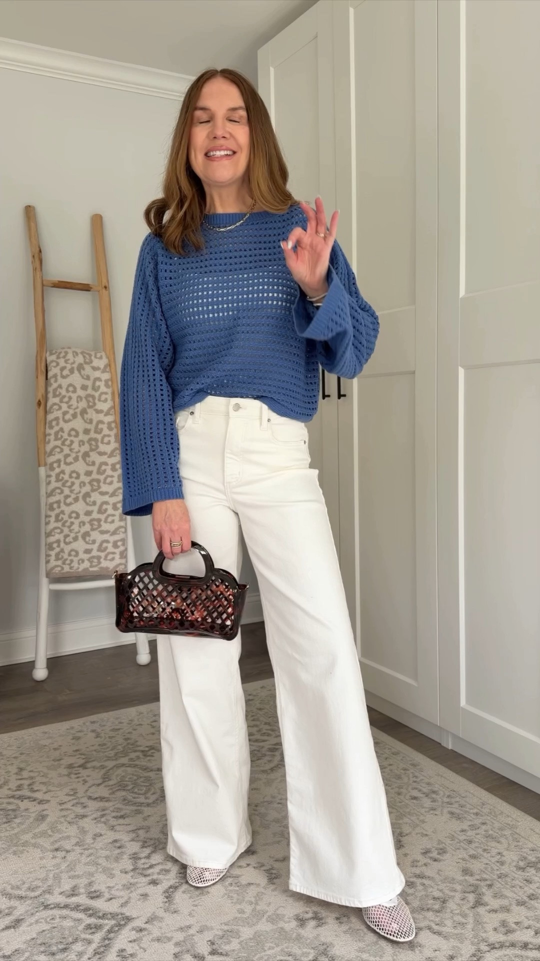Open knit blue sweater medium 
White wide leg jeans size 6L

The best Target haul on the internet. Seriously. I’ve always been a fall fashion girl, but Target has changed that💛 These are my faves.

#targetforthewin #targetstyle #targetfashion 
Target fashion haul, spring fashion trends 2026, target finds, Target must haves, designer inspired, Pinterest outfit, Target must haves, spring outfit ideas, summer outfit ideas, graduation guest outfit, mom style, look for less, tall girl style

#LTKootd #LTKSeasonal #LTKTall