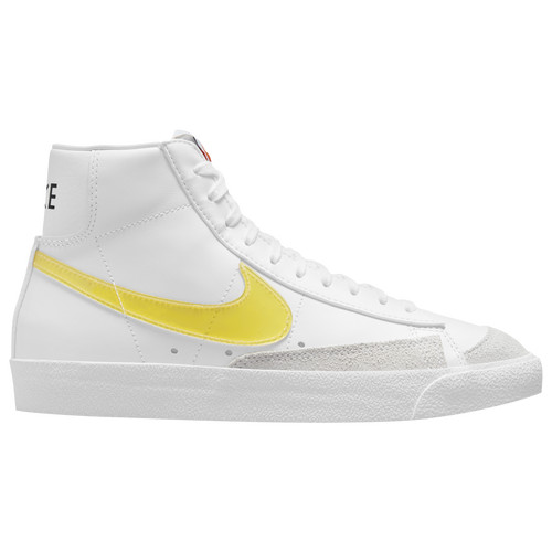 Nike Womens Nike Blazer Mid 77 - Womens Shoes White/Yellow Size 12.0 | Foot Locker (US)