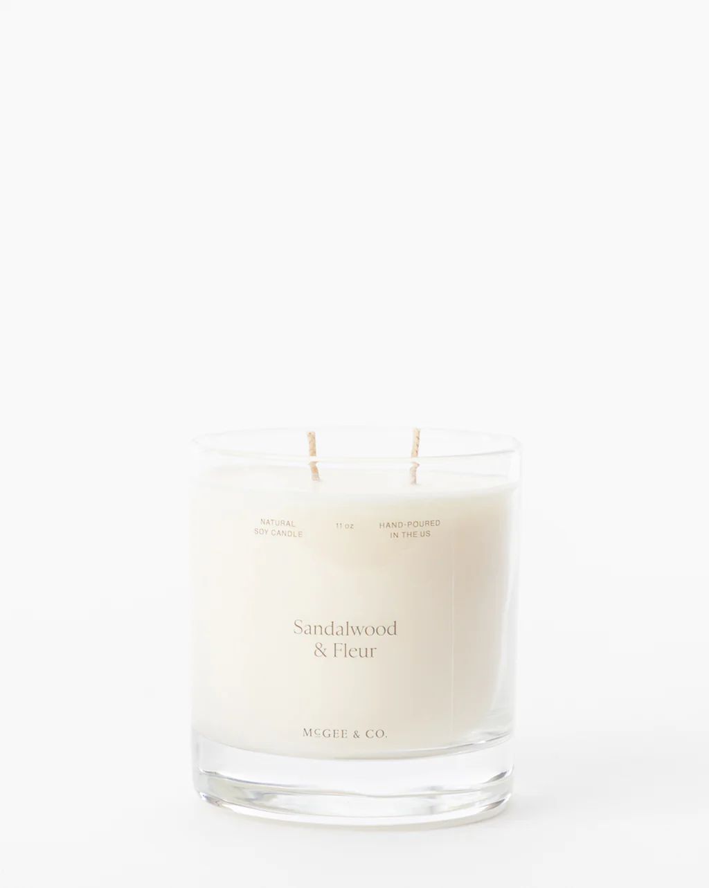 Sandalwood + Fleur Candle | McGee & Co.
