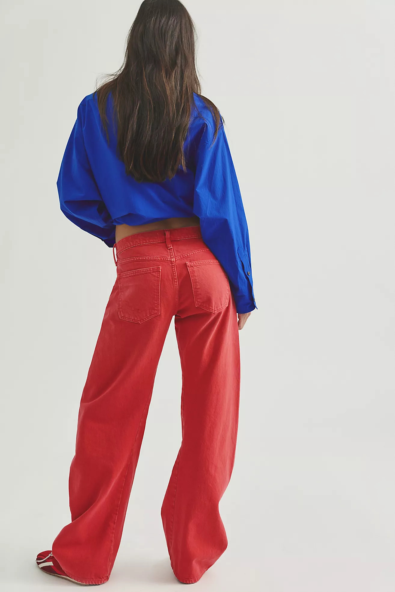 We The Free Fable Low-Rise Twisted Bowed Jeans | Free People (Global - UK&FR Excluded)