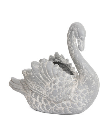 16.5x9x15.5 Outdoor Swan Planter | TJ Maxx