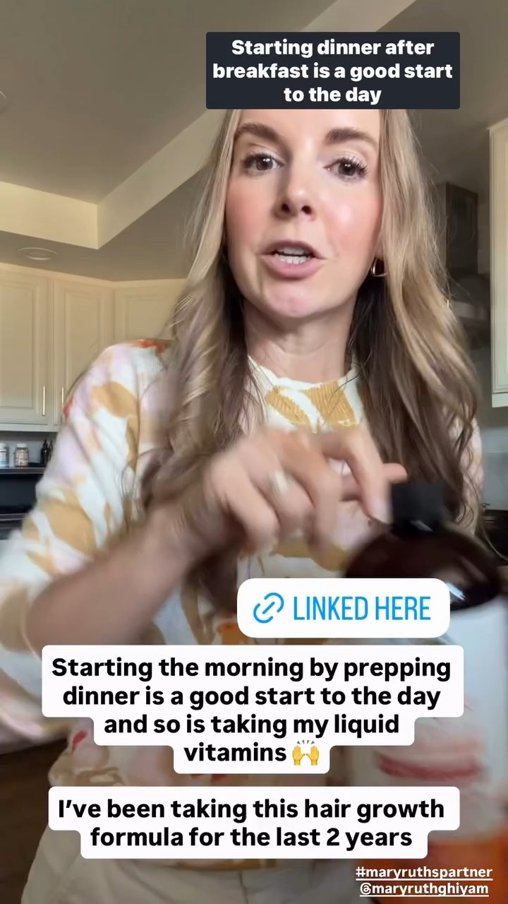 #maryruthspartner @maryruthghiyam

I’ve been taking this hair growth serum for the last 2 years!

Code is: MROJANBRAD for 20% off at Amazon

#LTKselfcare #LTKOver40 #LTKBeauty