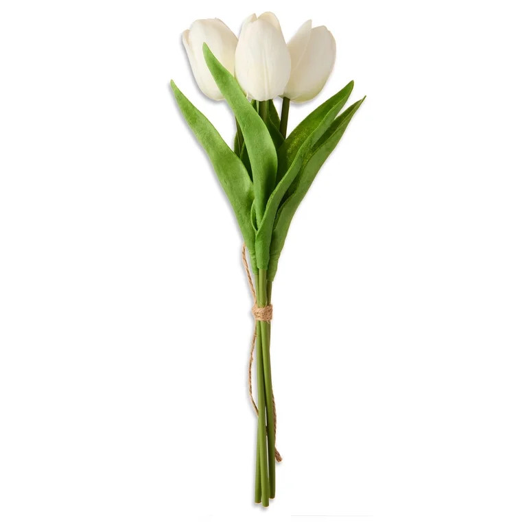 Artificial Tulip Bundle, Cream, 11", Easter by Way To Celebrate | Walmart (US)