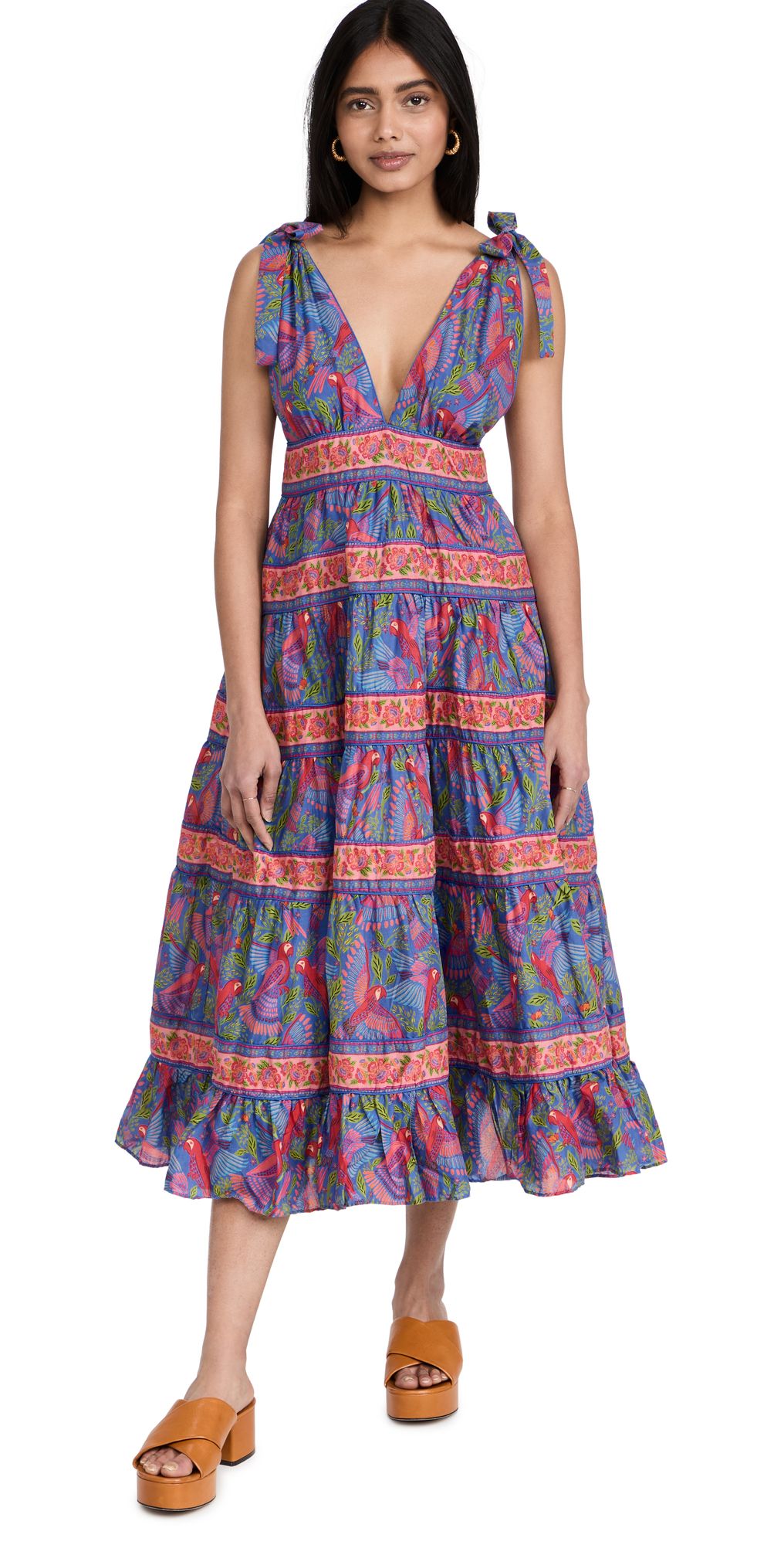 Blue Macaw Flight Midi Dress | Shopbop