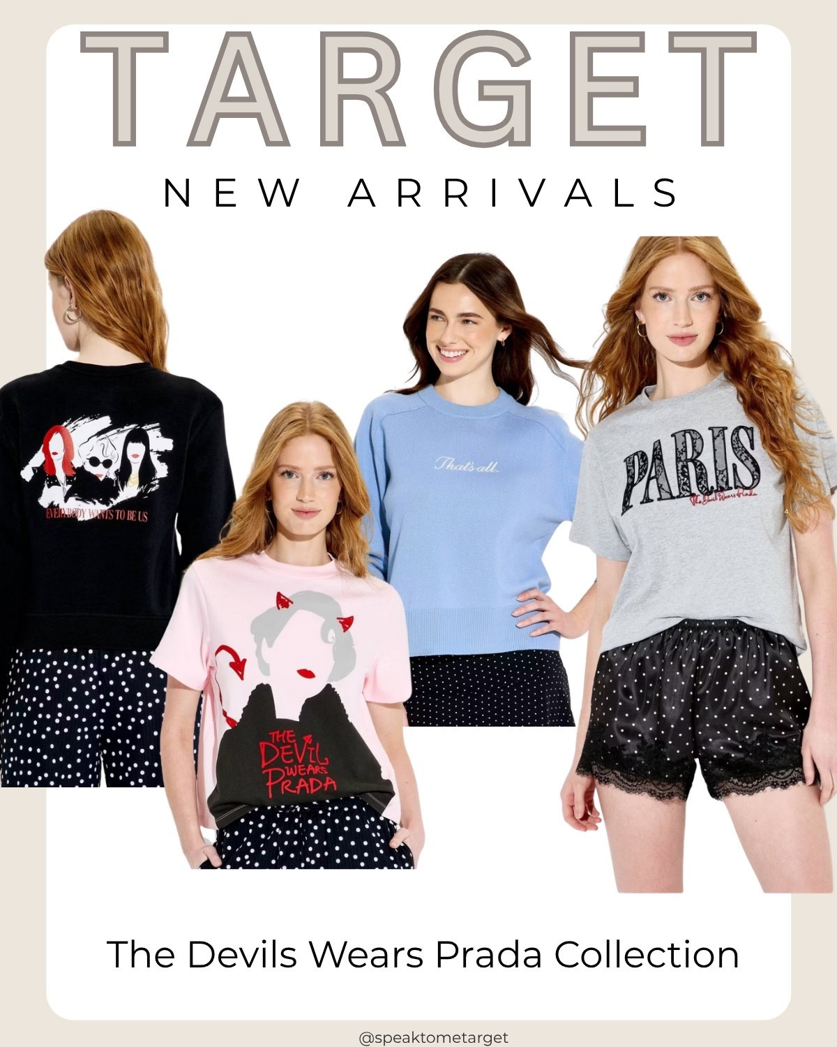 NEW! The Devil Wears Prada collection at Target 

#LTKPetite #LTKOver40 #LTKstorytime